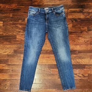 DL1961 "Margaux" Midrise Instasculpt Midrise Blue Skinny Jeans